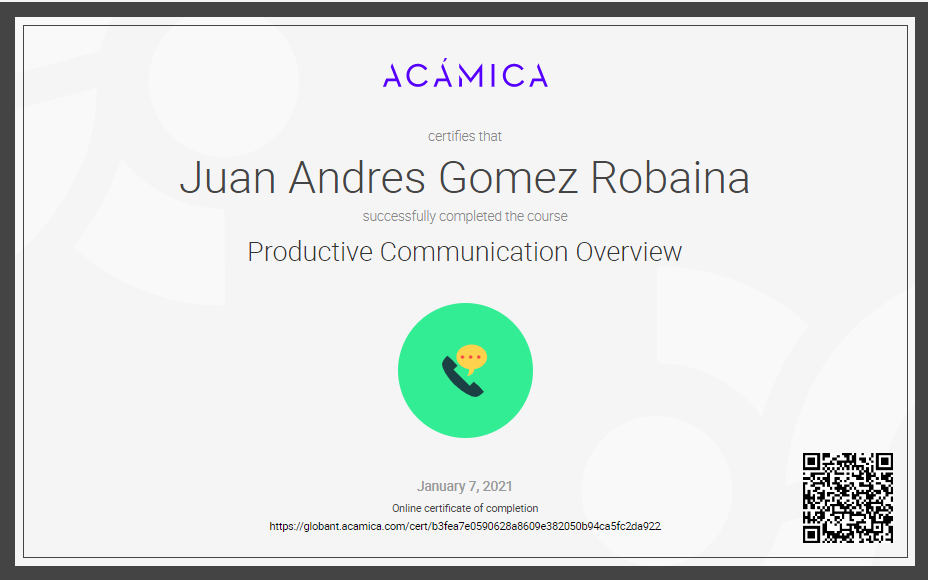 Productive Communication Overview