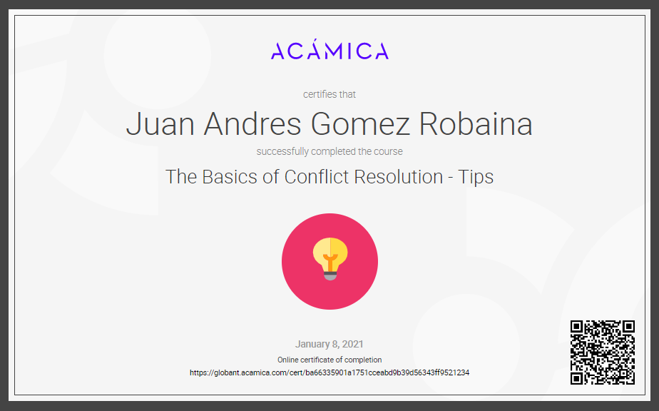 The Basics of Conflict Resolution
